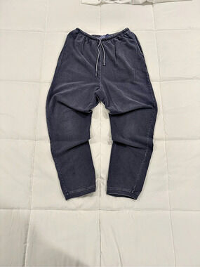 N.Y.L. New York Laundry Navy Blue Cotton Sweatpants